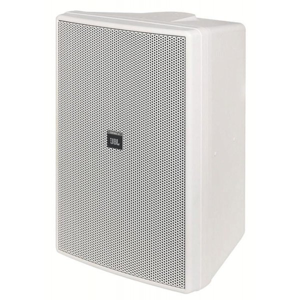 Compact Indoor/Outdoor Loudspeaker for Life Safety Applications (White)
