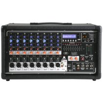 PVi Series 8ch 400W Powered Mixer with USB and Bluetooth