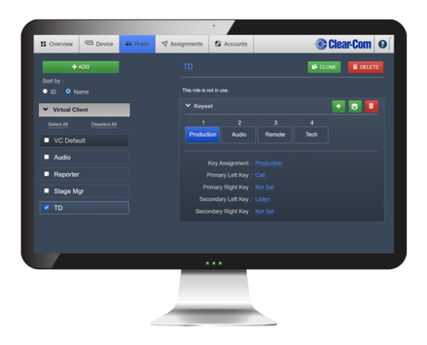 Clearcom GEN-IC-PREM-12U-YGen-IC Virtual Intercom: Premi