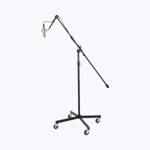 Tripod Studio Mic Boom with 7" Mini Boom Extension and Casters