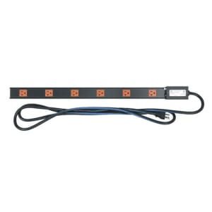 PDT Series Power Strip w/Circuit Breaker (6 outlets, 20A)