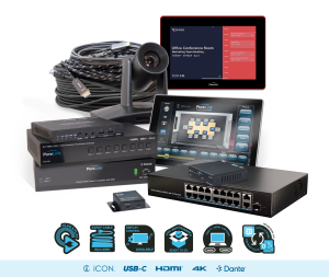 PURELINK PUSH-GO-STOWE FULLY PRE-PROGRAMMED MEETING ROOM SOLUTION