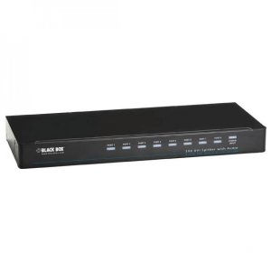 DVI-D Splitter w/Audio and HDCP, 1 x 8