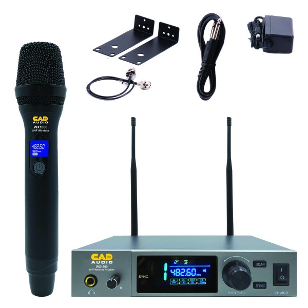 CAD WX1800HH True Diversity UHF Wireless Handheld Microphone System