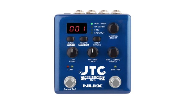 NUX JTC Drum & Loop Pro Dual Switch Looper Pedal