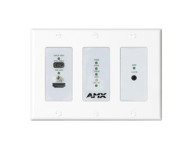 AMX NMX-ENC-N2615D-WP-NA Encoder Wallplate