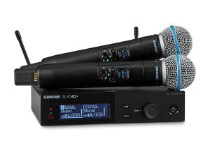 SHURE SLXD24DPLUS/B58-G57 HANDHELD SYSTEM DUAL B