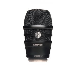 Black KSM8 Wireless capsule for Shure Transmitters