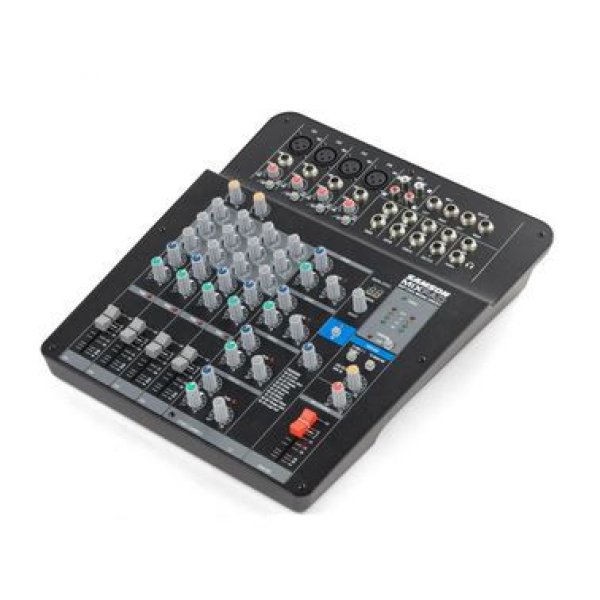 Compact 8 Channel, 12 input mixer, 3 band EQ / cha