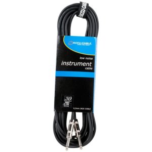 30'INSTRUMENT CABLE, 1/4 MONO″