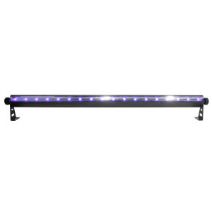 High-output; DMX-controlled ultraviolet wash