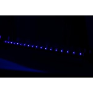 High-output; DMX-controlled ultraviolet wash