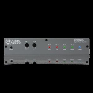 Networkable 2-Channel 200-Watt Power Amplifier wit