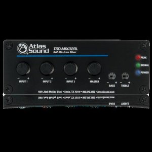 3x2 Stereo Line Mixer with Remote Level