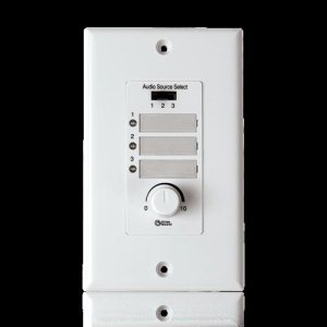 Wall Plate Input Select Switch with Volume Control
