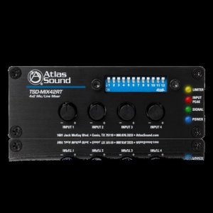 4x2 Mic/Line Mixer with Priority Sense and Remote
