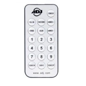 REMOTE FOR LED UV GO, PINSPOT LED PRO, I