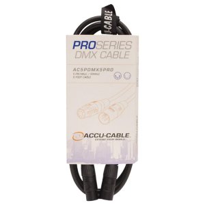 5 Pin DMX Cable w/Heavy Duty Connectors (5')