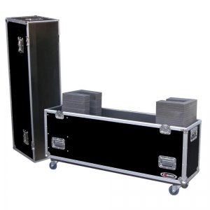 Flight Zone Series Universal 50″ Flat Screen Monitor Case with Wheels