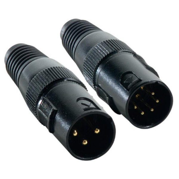 MALE3&5 PIN DMX TERMINATOR SET