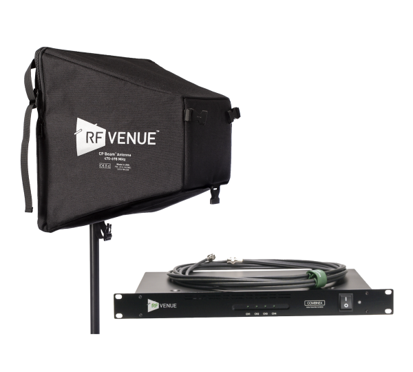 4 Channel IEM Transmitter and Antenna Package