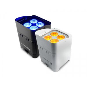 100% TRUE wireless; battery-operated; quad-color