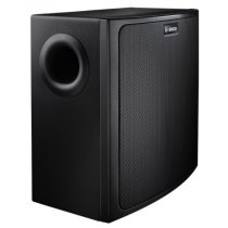 Wall mount cabinet subwoofer, black