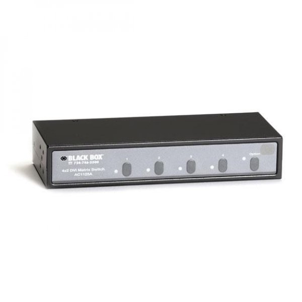 4x2 DVI Matrix Switch w/Audio and RS-232 Control