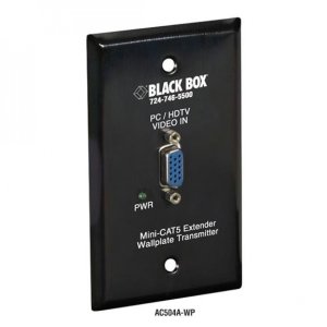 Mini CAT5 VGA Extender Transmitter in Wallplate