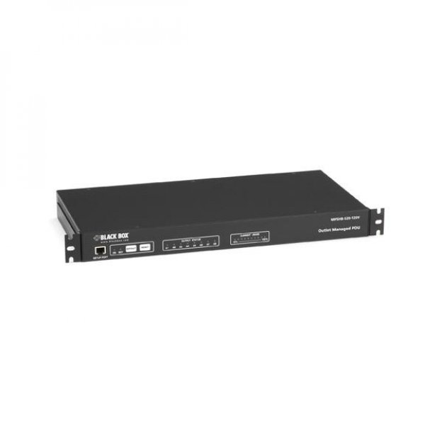 Outlet-Managed PDU, 8-Outlet, Dual-Circuit, 120 VA