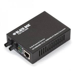 PoE PD Media Converter, 10BASE-T/100BASE-TX to 100