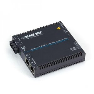Gigabit PoE Media Converter, 10/100/1000BASE-T to