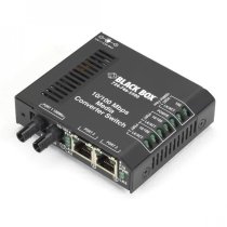 Standard Media Converter Switch, 10-/100-Mbps Copp