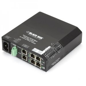 Hardened PoE PSE Switch, (6) 10/100 RJ-45, AC Powe