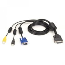 ServSwitch Secure KVM Switch Cable, VGA, USB, CAC