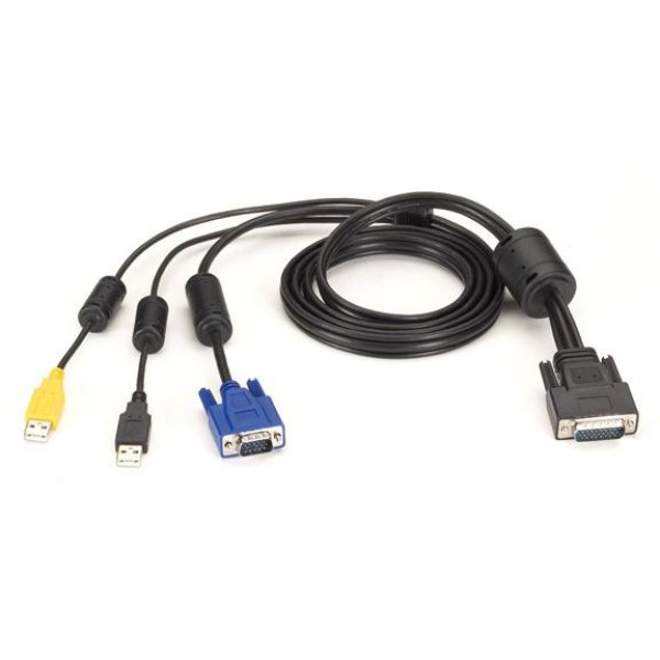 ServSwitch Secure KVM Switch Cable, VGA, USB, CAC