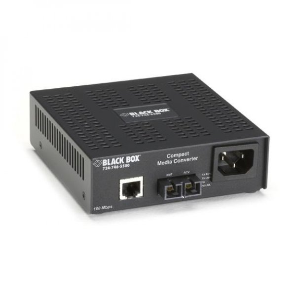 Compact Media Converter, 100BASE-TX/100BASE-FX, Mu