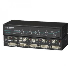 ServSwitch™ DT DVI 4-Port w/USB 2.0 Transpar