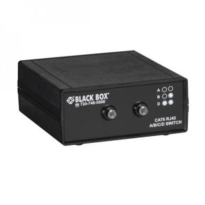 3-to-1 CAT6 10-GbE Manual Switch (ABCD)