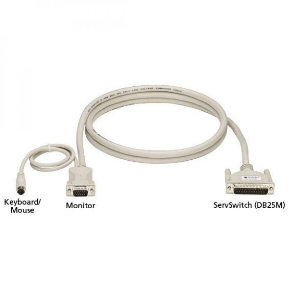 ServSwitch Computer Cable, Sun HD15 Coax, 5-ft. (1