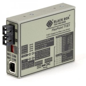 FlexPoint T1/E1 to Fiber Line Driver, Single-Mode,