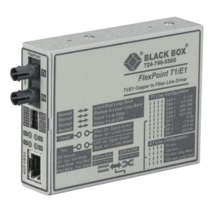 FlexPoint T1/E1 to Fiber Line Driver, Single-Mode,