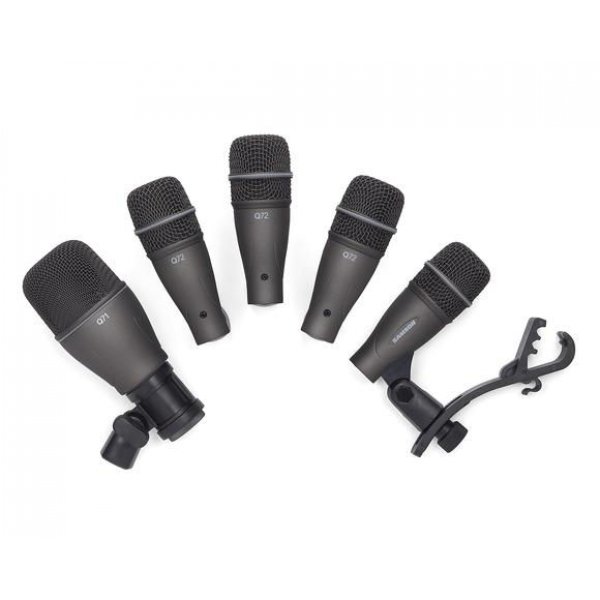 Drum Mic 5-Kit: (1) Q71 kick mic (4) Q72 Snare/Tom