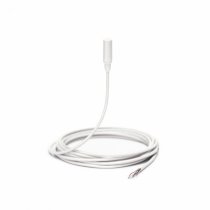Subminiature Lavalier Microphone - Bare Wire White