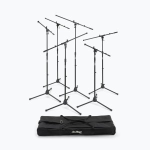 Six Euro Boom Mic Stands with Bag