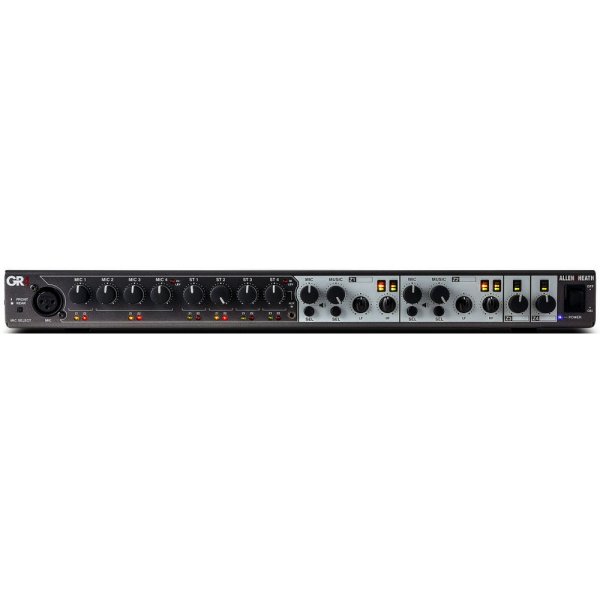 4 mic + 4 stereo, 4 zone rack mount mixer with duc