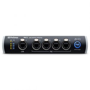 SW5E: 5-port AVB switch with PoE