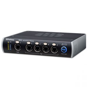 SW5E: 5-port AVB switch with PoE