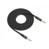 10' Woven Instrument Cable, Gold Plug