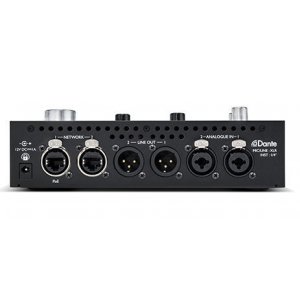 2x2 Analogue I/O With 2x Mic Pres, Headphone And Line Output, PoE Supplied